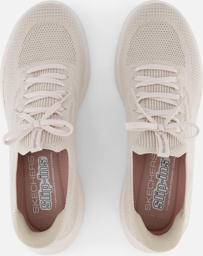 Skechers Slip-Ins Ultra Flex 4.0 beige Textiel - Foto 4