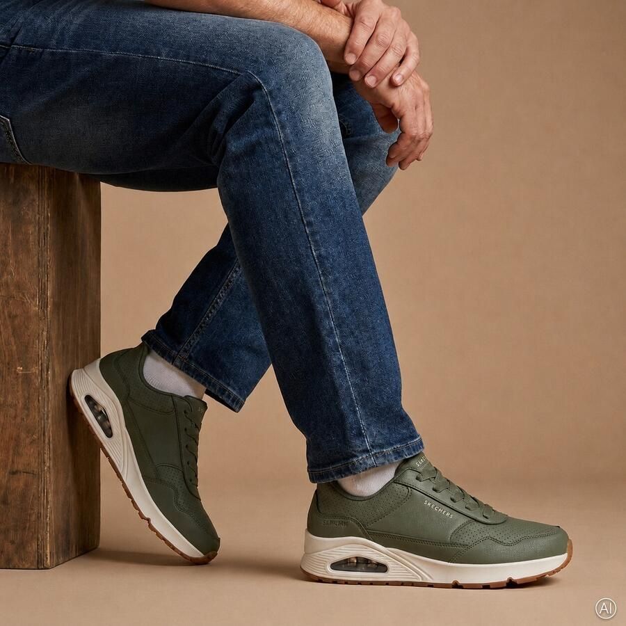 Skechers Slip-Ins Uno Banksia Sneakers Jongens Groen