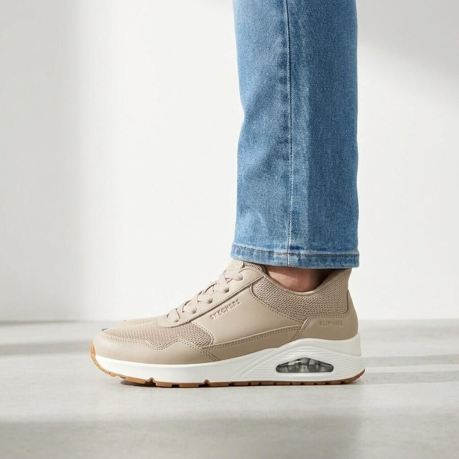Skechers Slip Sneakers Unisex ins Uno Instappers taupe - Foto 2