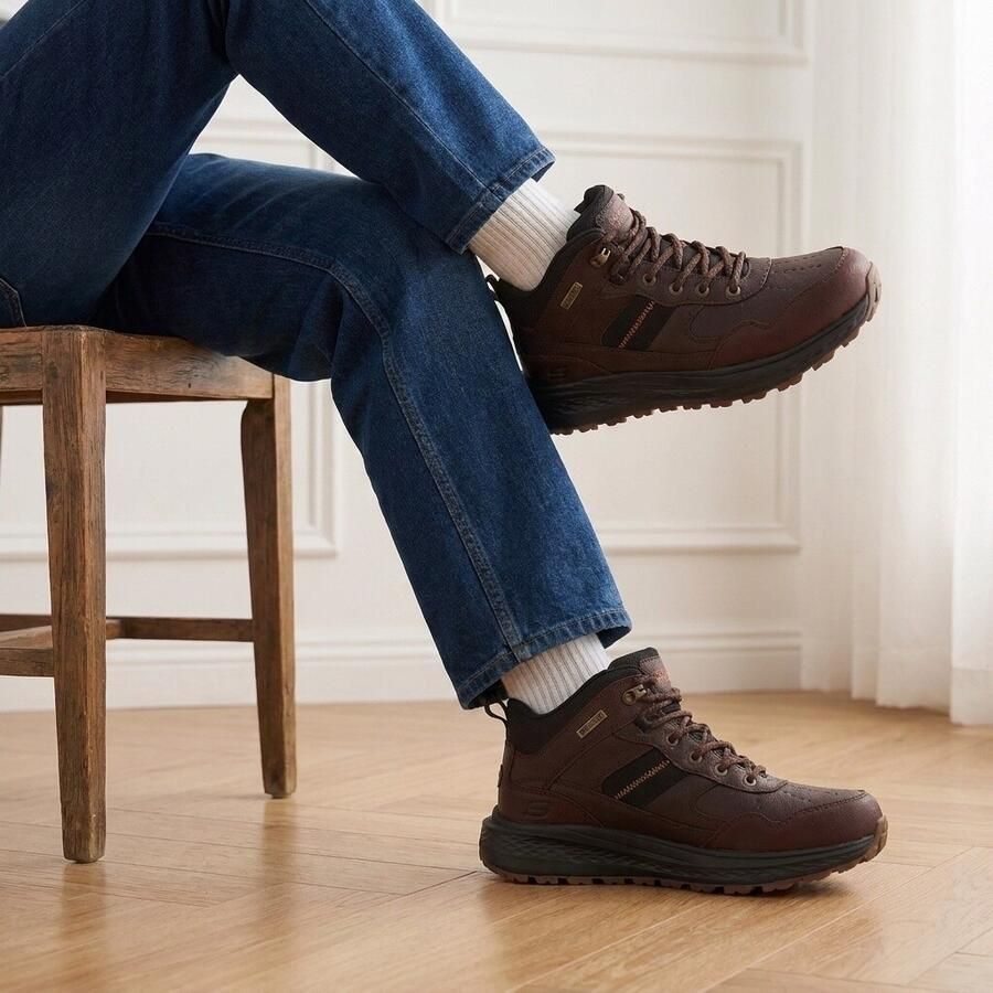 Skechers Slip-Ins Waterproof Relaxed Fit Boots Bruin