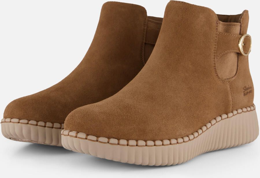 Skechers Slip-Ins Wilshire Enkellaarsjes cognac - Foto 4
