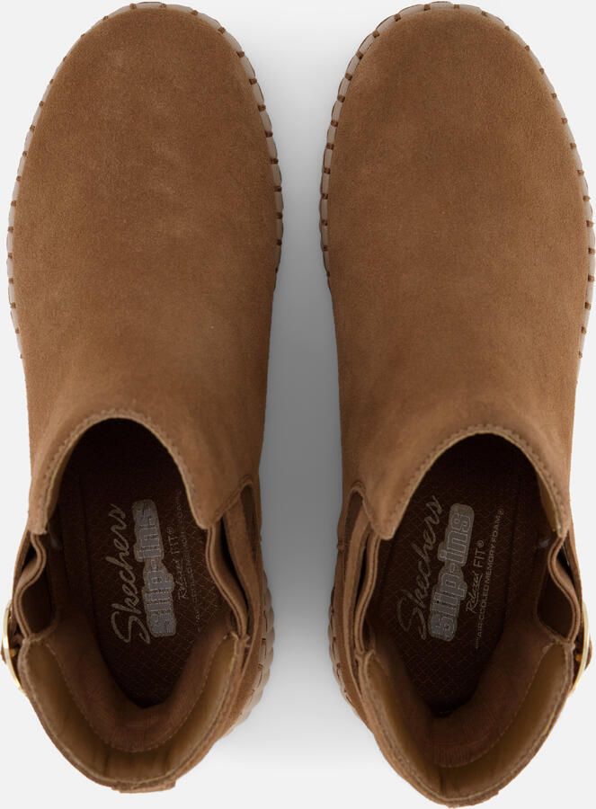Skechers Slip-Ins Wilshire Enkellaarsjes cognac - Foto 3