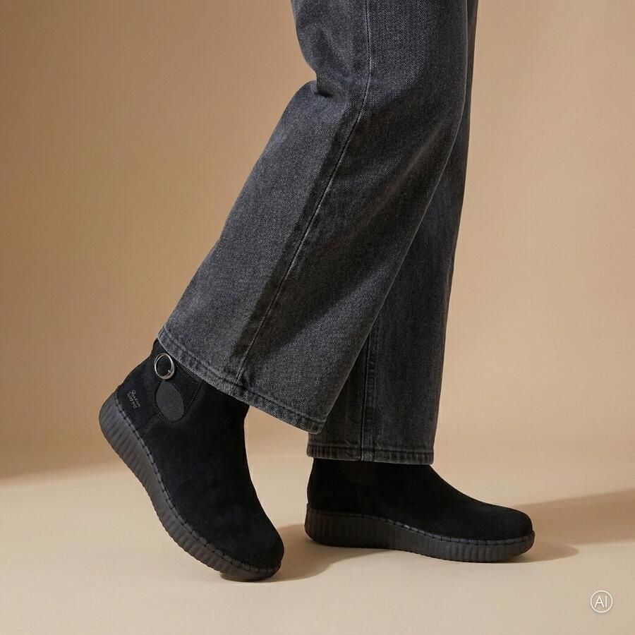 Skechers Slip-Ins Wilshire Enkellaarsjes zwart