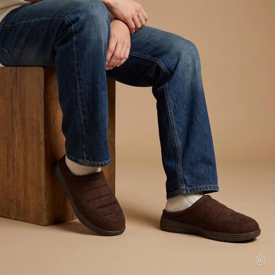 Skechers Relaxed Fit Murette Garvanza Pantoffels Bruin
