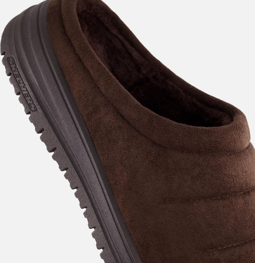 Skechers Relaxed Fit Murette Garvanza Pantoffels Heren Bruin - Foto 6