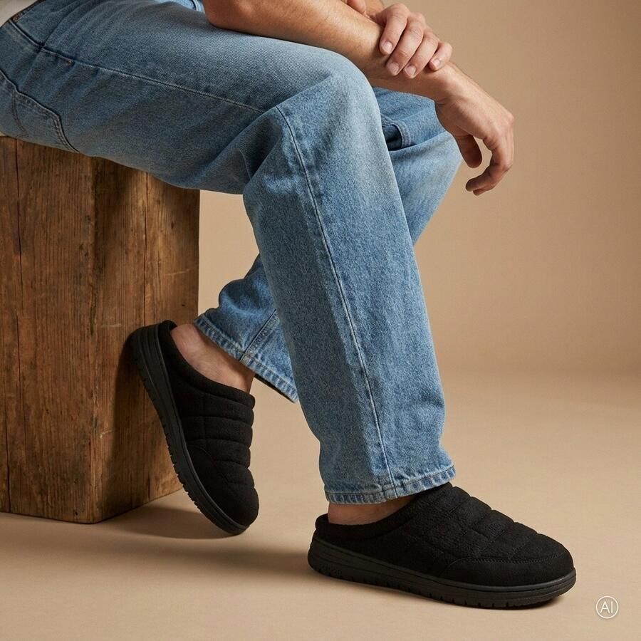 Skechers Relaxed Fit Murette Garvanza Pantoffels Heren Zwart - Foto 6
