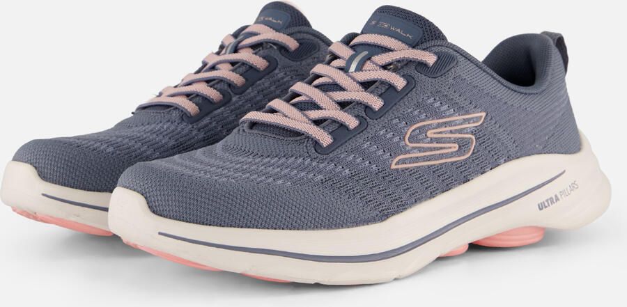 Skechers GO WALK 8 BRITT Dames Sneakers Blauw
