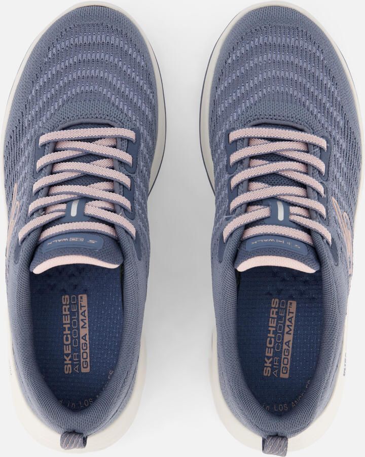 Skechers GO WALK 8 BRITT Dames Sneakers Blauw - Foto 3