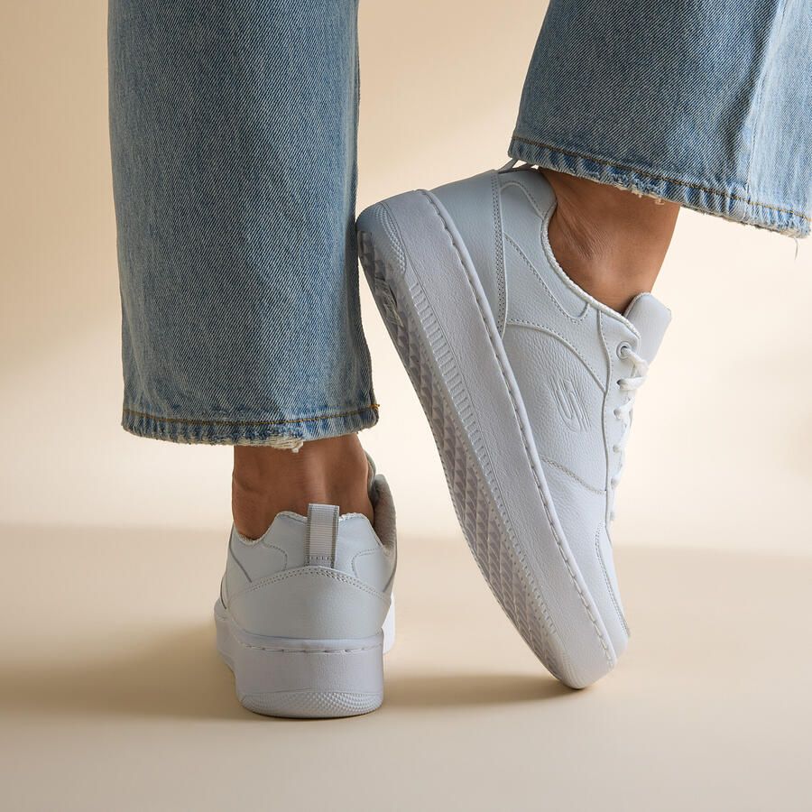 Skechers Sport Court 92 Sneakers wit Synthetisch Dames