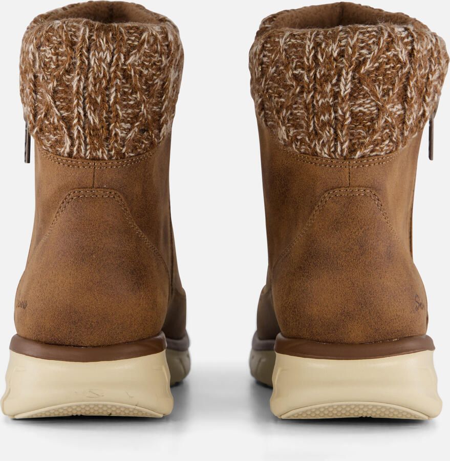 Skechers Lovely Collab Vegan Gebreide Enkellaars Brown Dames - Foto 4