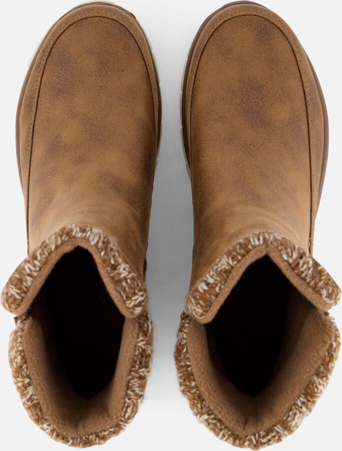 Skechers Lovely Collab Vegan Gebreide Enkellaars Brown Dames - Foto 5