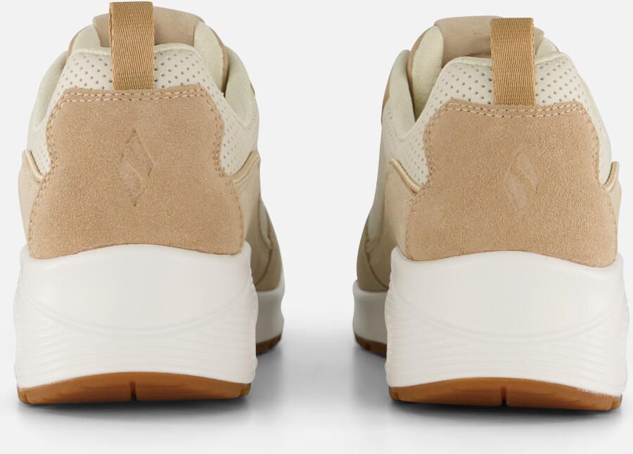 Skechers Uno Two Much Fun Dames Sneakers Taupe Zand - Foto 4