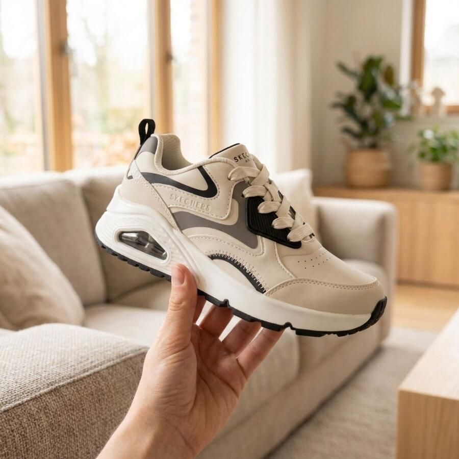 Skechers UNO GEN1 COLOR SURGE Sneakers Naturel - Foto 3