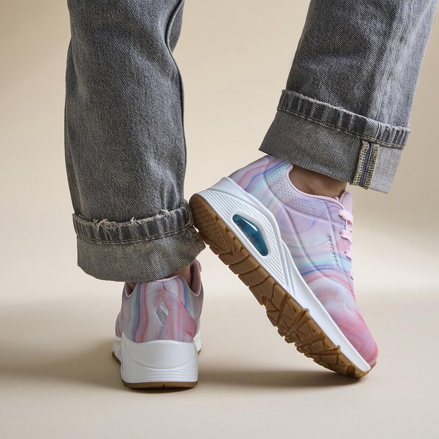 Skechers Uno Gen1 Marble Sweetheart Sneakers Meisjes Multi