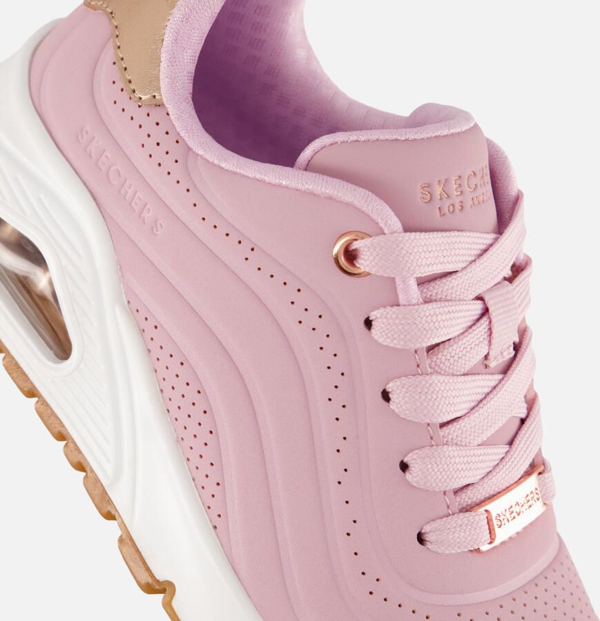 Skechers UNO GEN1 SHIMMER WAVE Meisjes Sneakers Roze - Foto 2
