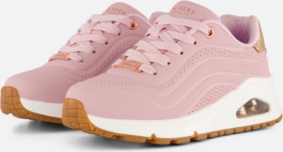 Skechers UNO GEN1 SHIMMER WAVE Meisjes Sneakers Roze - Foto 4