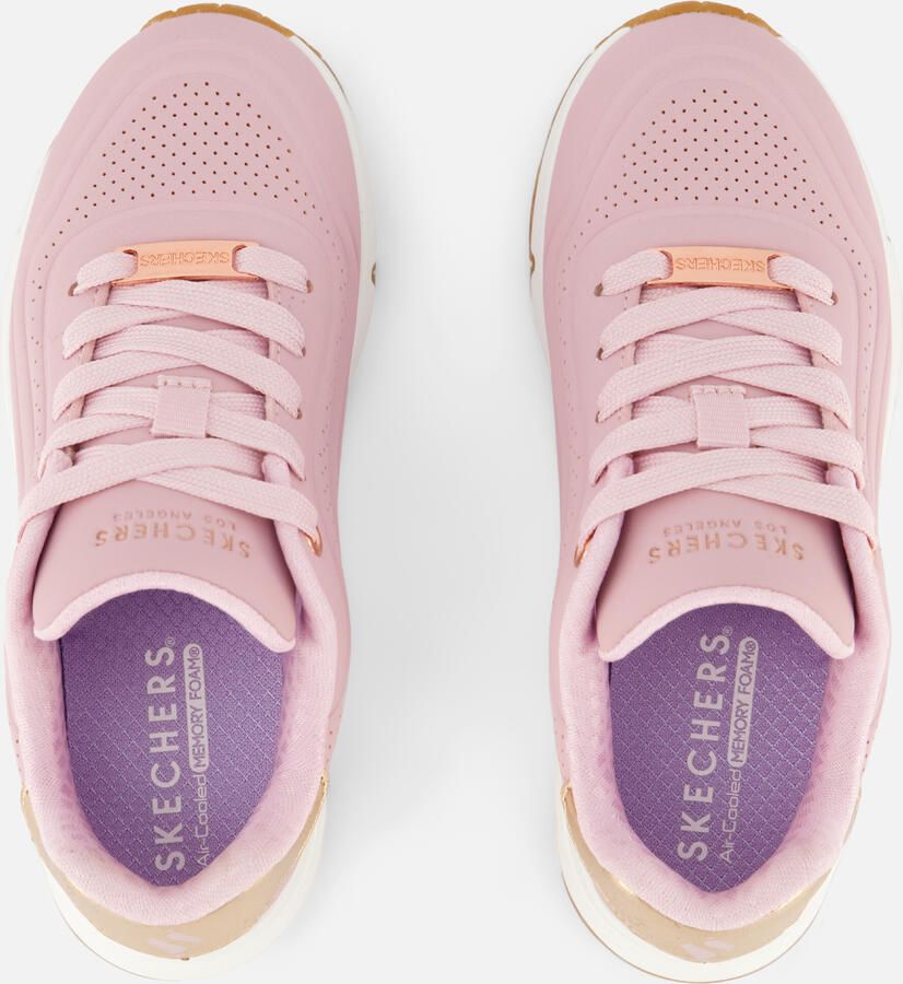 Skechers UNO GEN1 SHIMMER WAVE Meisjes Sneakers Roze - Foto 2