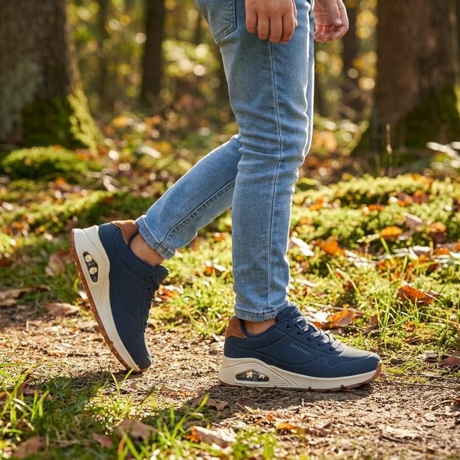 Skechers Uno Gen 1 Sneakers Jongens Blauw