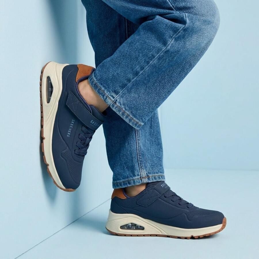 Skechers Uno Gen 1 Sneakers Jongens Blauw