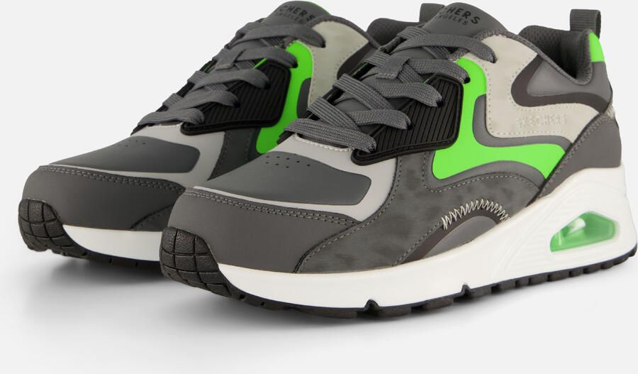 Skechers Uno sneakers grijs Jongens Imitatieleer Meerkleurig 36 - Foto 4