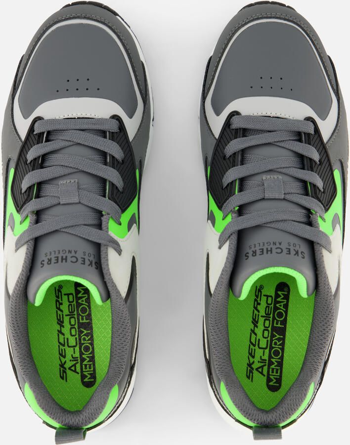 Skechers Uno sneakers grijs Jongens Imitatieleer Meerkleurig 36 - Foto 2