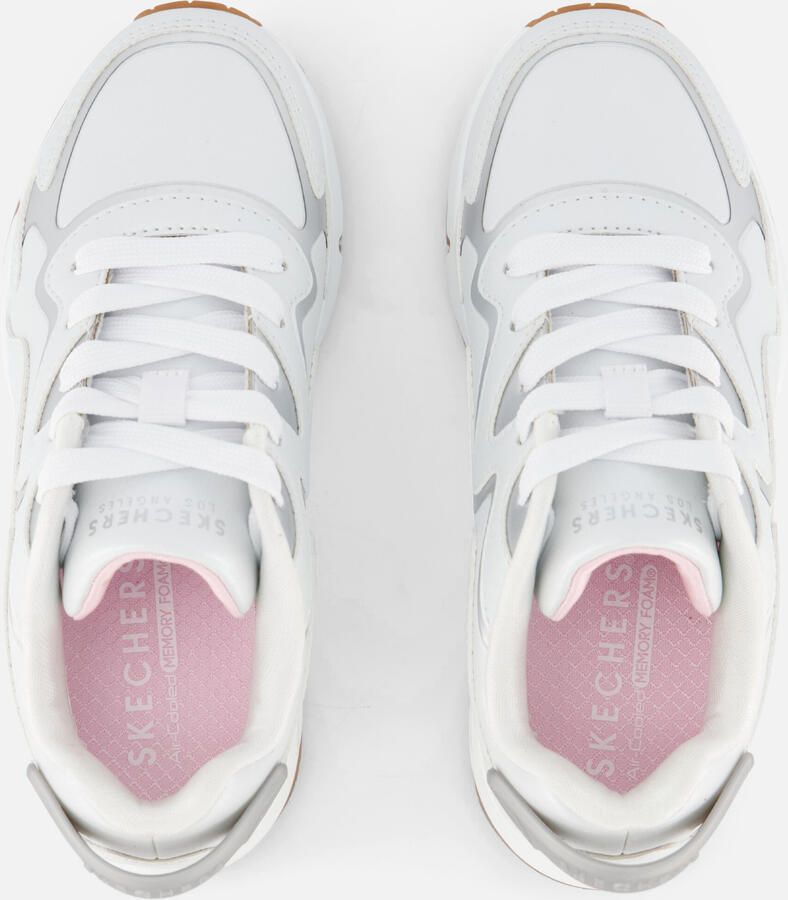 Skechers Uno Gen1 Wavy Shimmer Sneakers wit - Foto 2