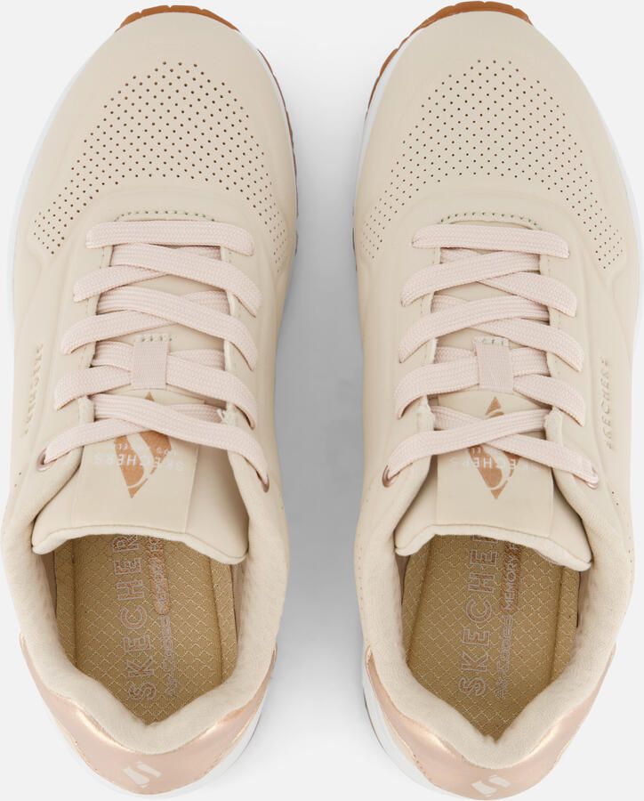 Skechers Sneakers UNO GOLDEN AIR Vrijetijdsschoen lage schoen veterschoen met metallic inzet - Foto 4