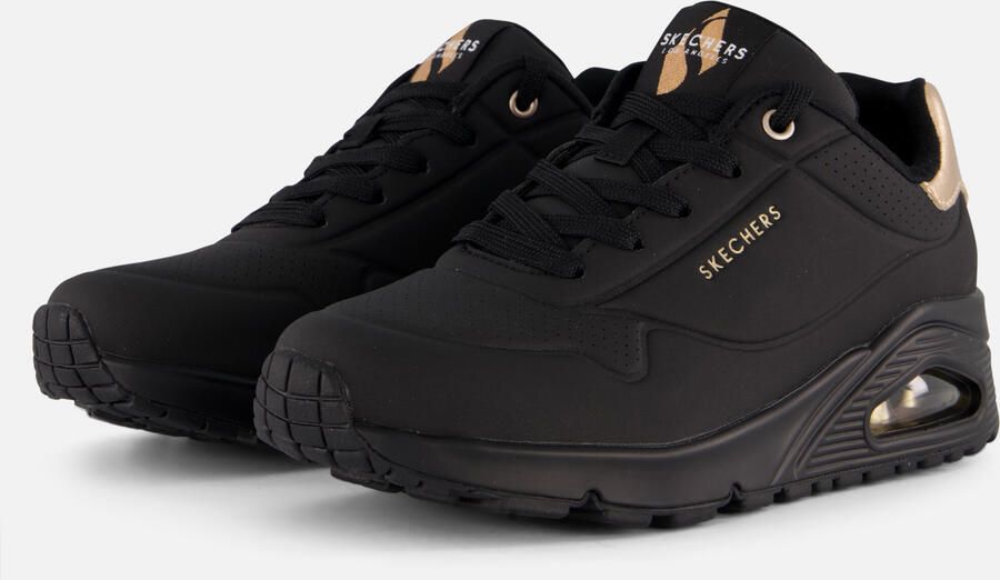 Skechers Uno Golden Air Sneakers Dames Zwart - Foto 4