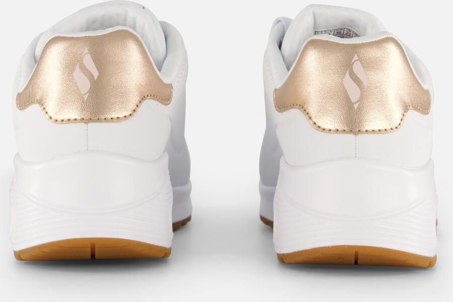 Skechers Sneakers UNO GOLDEN AIR Vrijetijdsschoen lage schoen veterschoen met metallic inzet