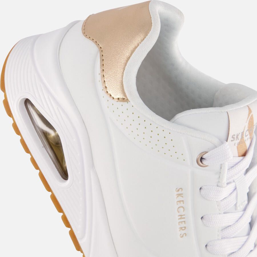 Skechers Sneakers UNO GOLDEN AIR Vrijetijdsschoen lage schoen veterschoen met metallic inzet - Foto 2