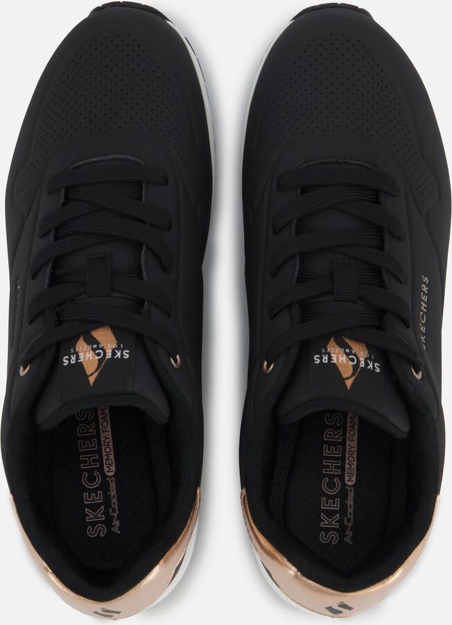 Skechers Sneakers UNO GOLDEN AIR Vrijetijdsschoen lage schoen veterschoen met metallic inzet - Foto 10