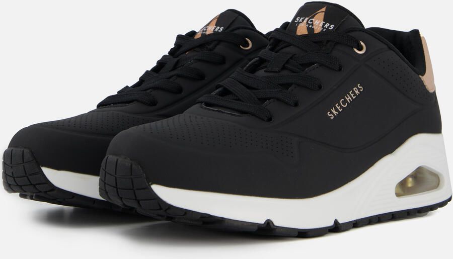 Skechers Uno Metallic Sneakers zwart Synthetisch - Foto 4