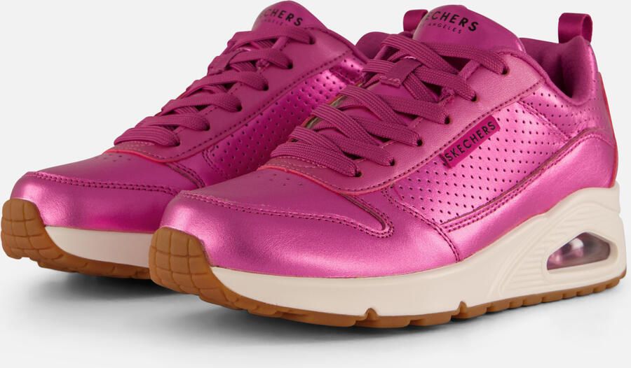 Skechers Sneakers Uno Metallixs sleesneaker plateausneaker veterschoen lage schoen in metallic-look - Foto 4