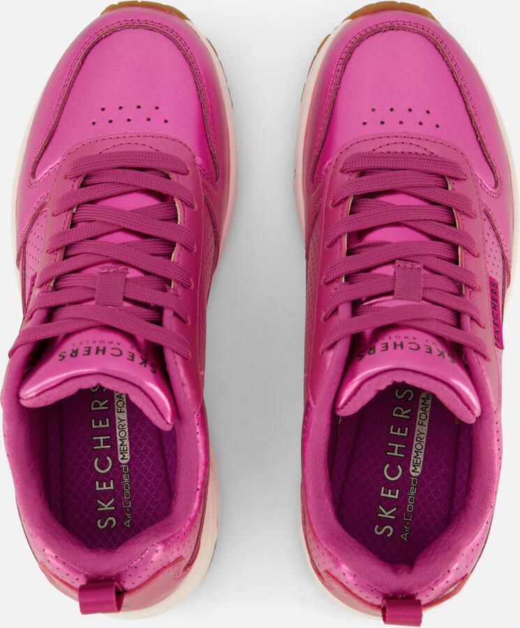 Skechers Sneakers Uno Metallixs sleesneaker plateausneaker veterschoen lage schoen in metallic-look - Foto 2