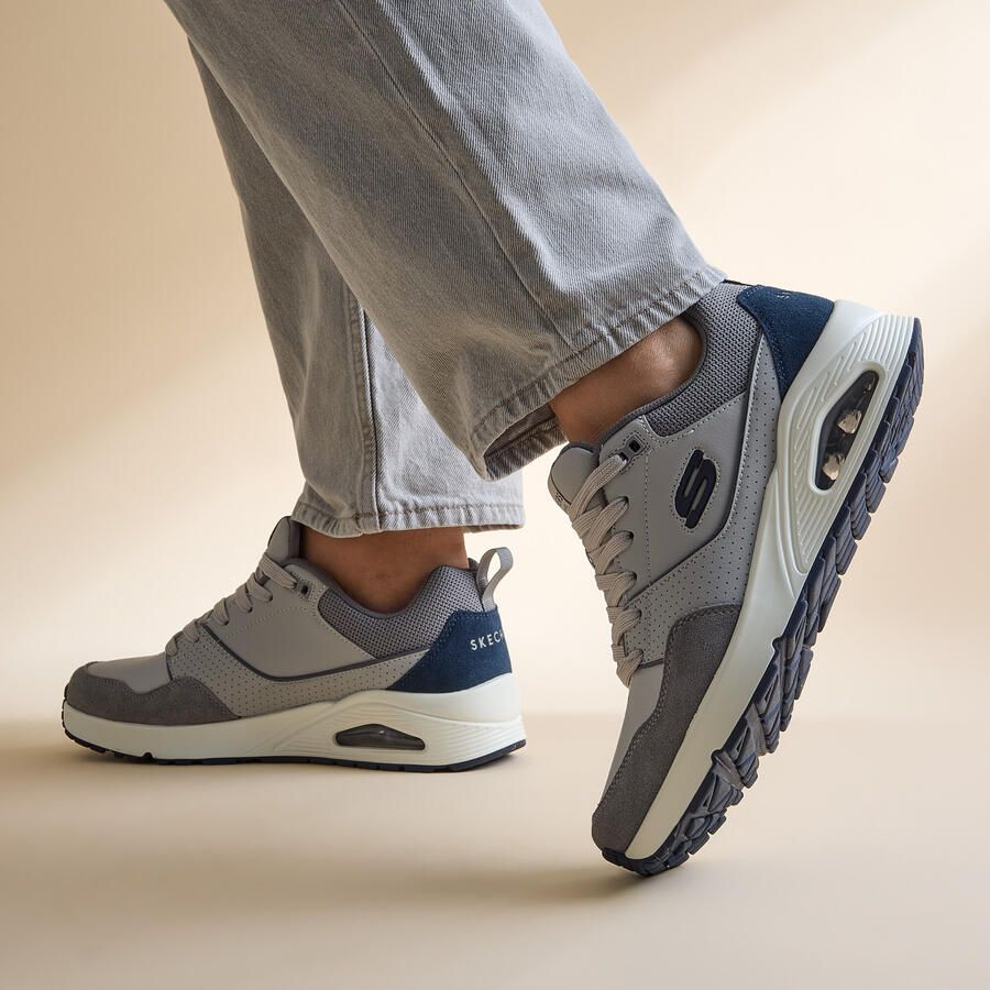 Skechers Sneakers UNO-RETRO ONE met comfortabele binnenzool vrijetijdsschoen halfhoge schoen veterschoen