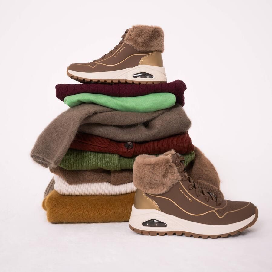 Skechers Sneakers met sleehak UNO Rugged Sneakers wedge sneakers winterlaarzen met hoogwaardige demping - Foto 2