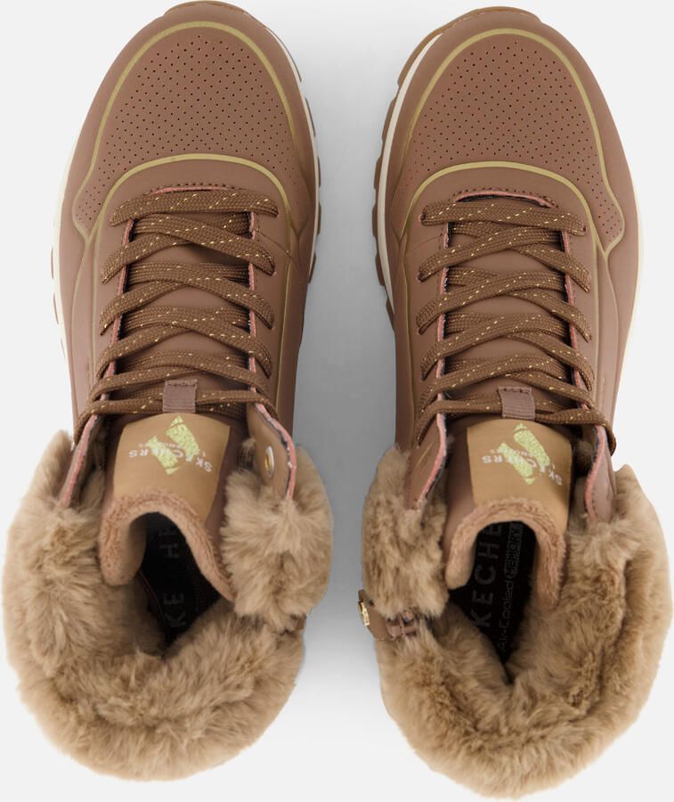 Skechers Uno Rugged Fall Shimmer Veterboots Dames Bruin - Foto 3