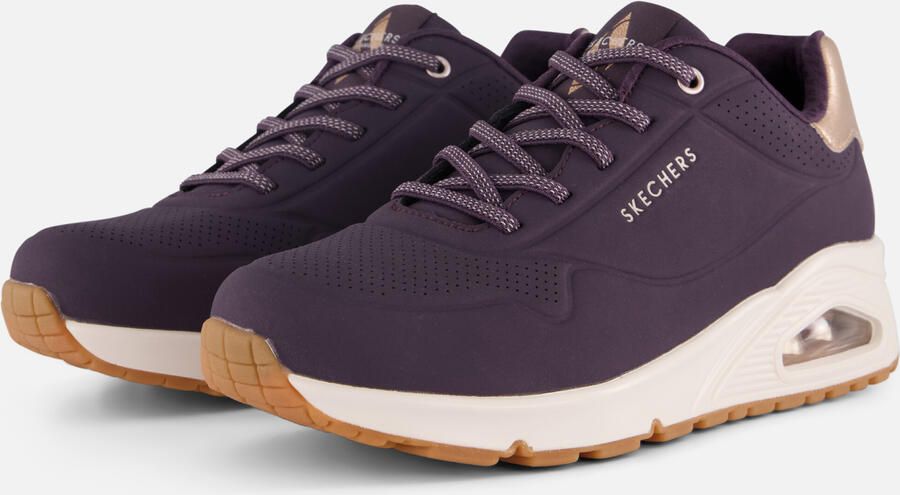 Skechers Sneaker 155196 DKPR UNO-SHIMMER AWAY Donkerpaars - Foto 7