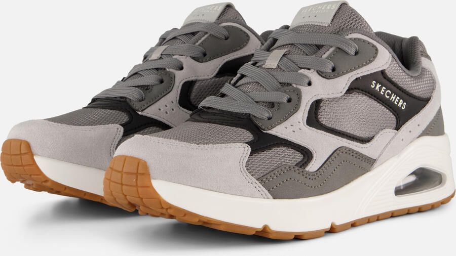 Skechers Uno Heren Sneakers Donkergrijs - Foto 4