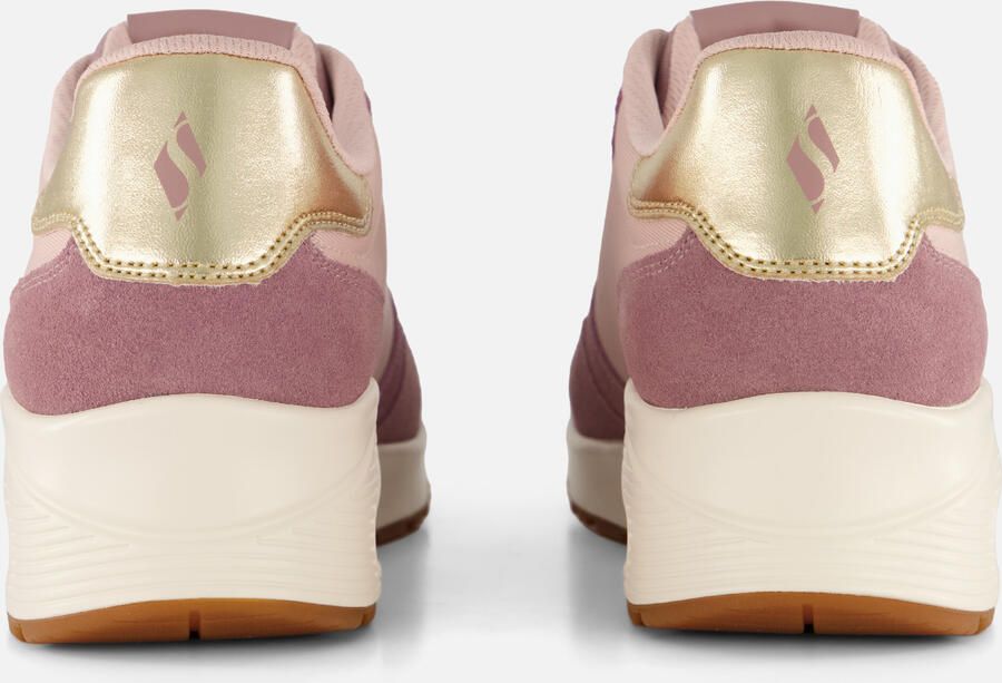 Skechers Uno Sneakers roze Suede Dames - Foto 4