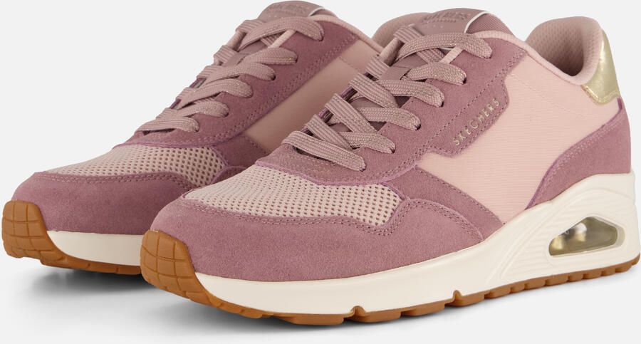 Skechers Uno Sneakers roze Suede Dames - Foto 2
