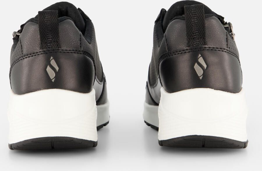 Skechers Uno- Metallic Sliders Dames Sneakers Zwart - Foto 4
