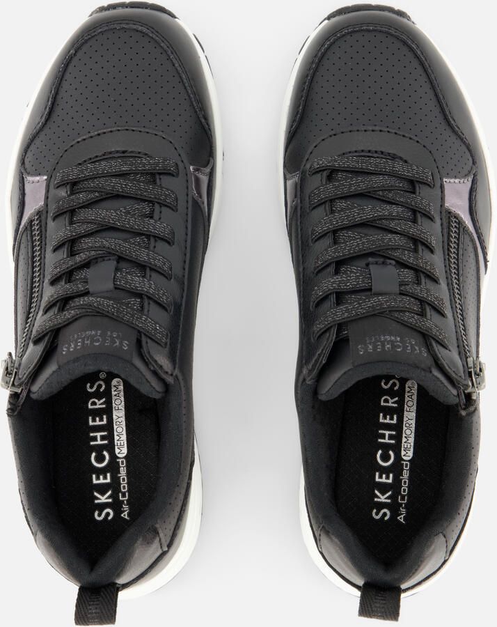 Skechers Uno- Metallic Sliders Dames Sneakers Zwart - Foto 3