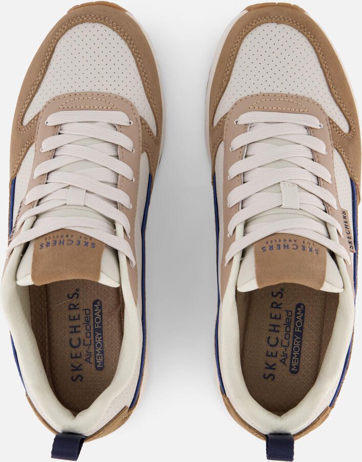 Skechers Uno Stacre 2.0 Sneakers Heren Beige - Foto 3