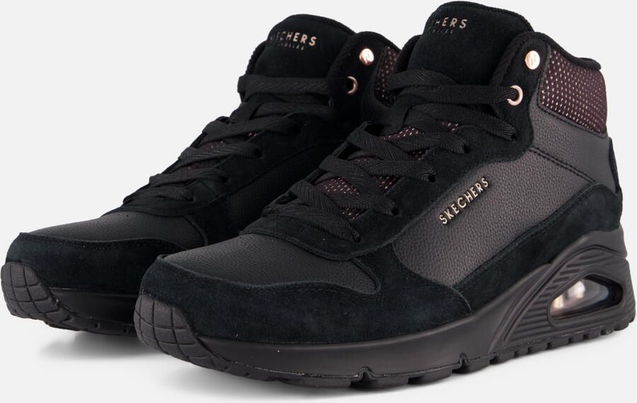 Skechers Uno Stacre Shine Veterboots zwart - Foto 4