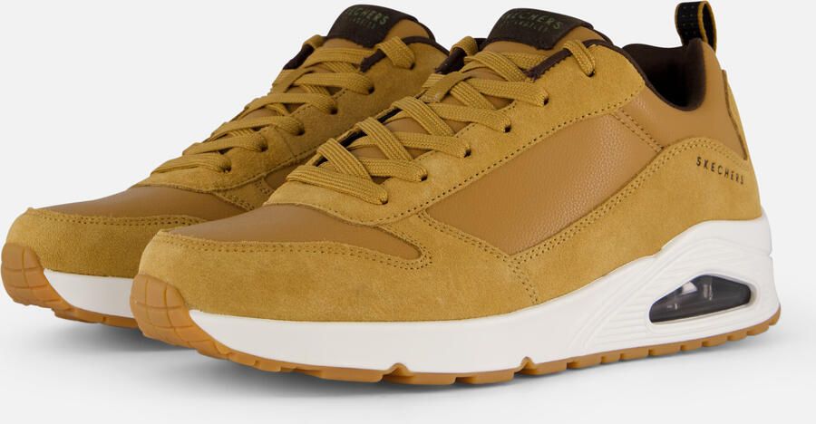 Skechers Sneakers Uno Stacre met luchtkamerzool vrijetijdsschoen lage schoen veterschoen - Foto 9
