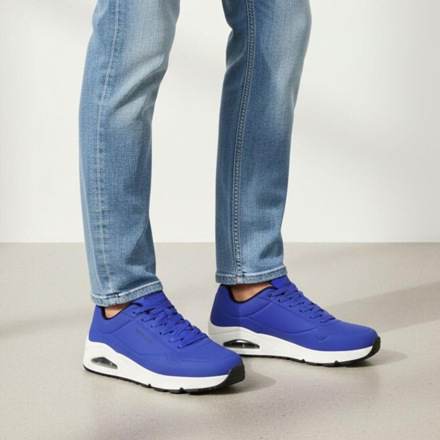 Skechers Uno Stand On Air Heren Sneakers Blue - Foto 2