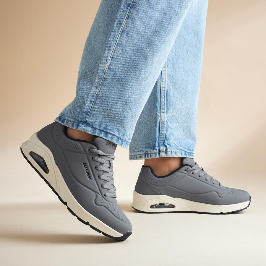 Skechers Sneakers Uno Stand on Air Vrijetijdsschoen lage schoen veterschoen met air-cooled memory foam - Foto 2