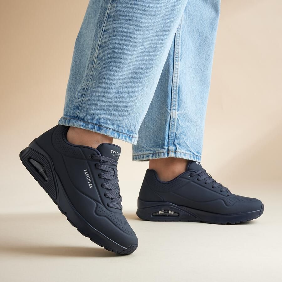 Skechers Sneakers Uno Stand on Air Vrijetijdsschoen lage schoen veterschoen met air-cooled memory foam - Foto 5