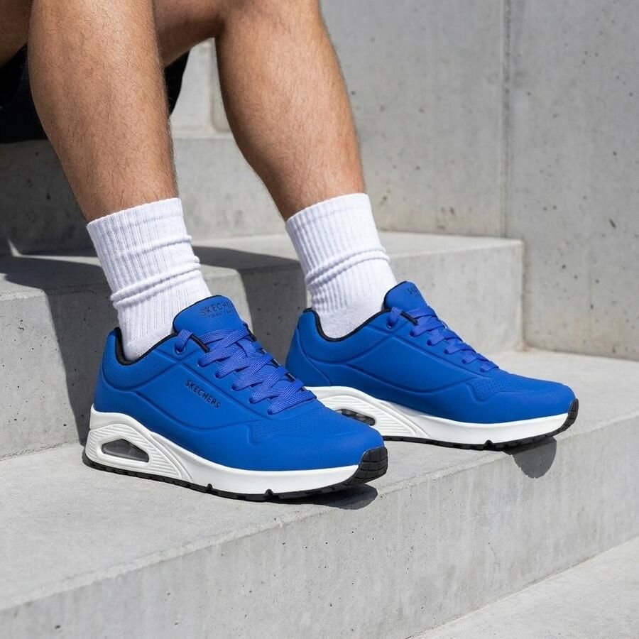 Skechers Fitness Schoenen Baskets Uno Stand On Air cuir - Foto 3